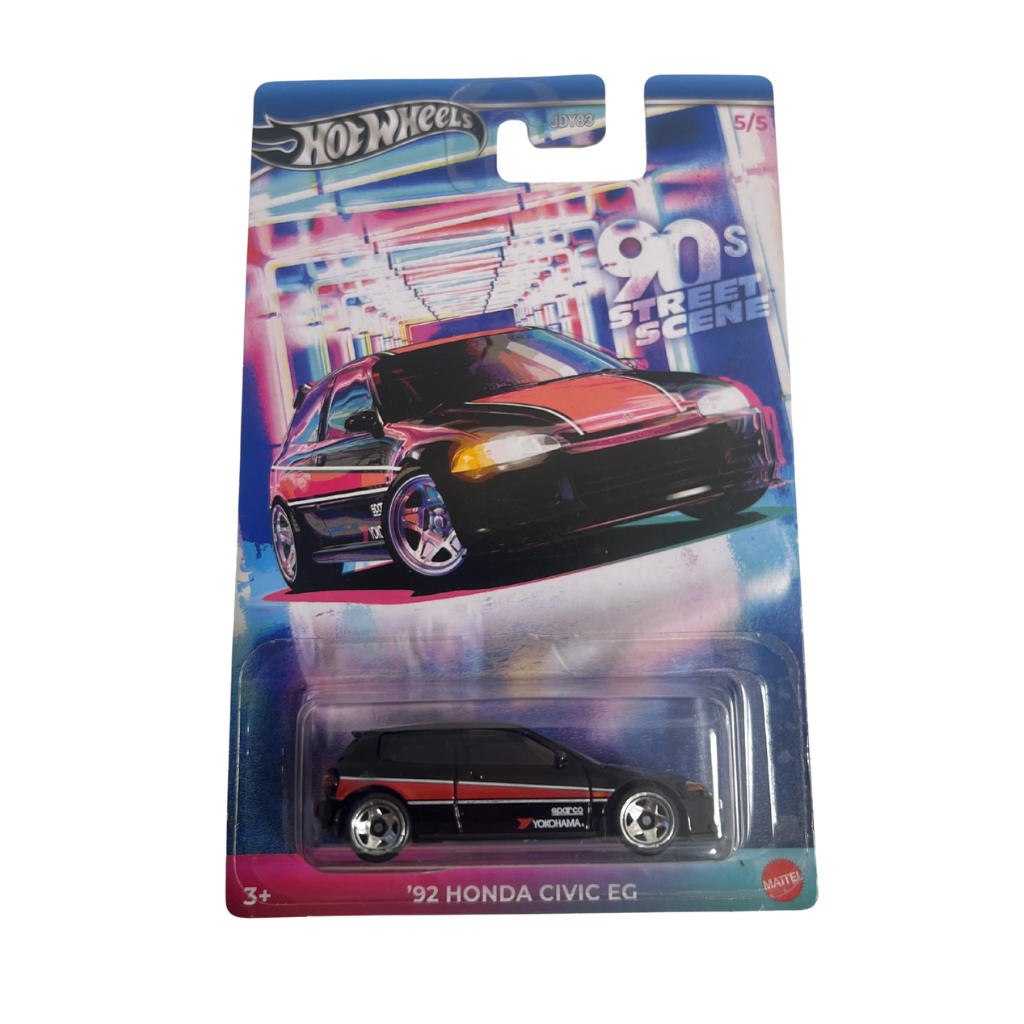 Hot Wheels Silver 90’s Street Scene ‘92 Honda Civic EG