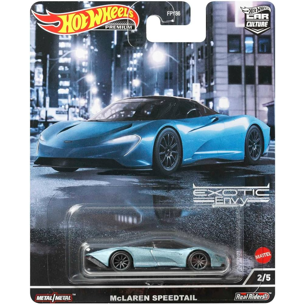 Hot Wheels Premium  McLaren Speedtail Exotic Envy HCJ92