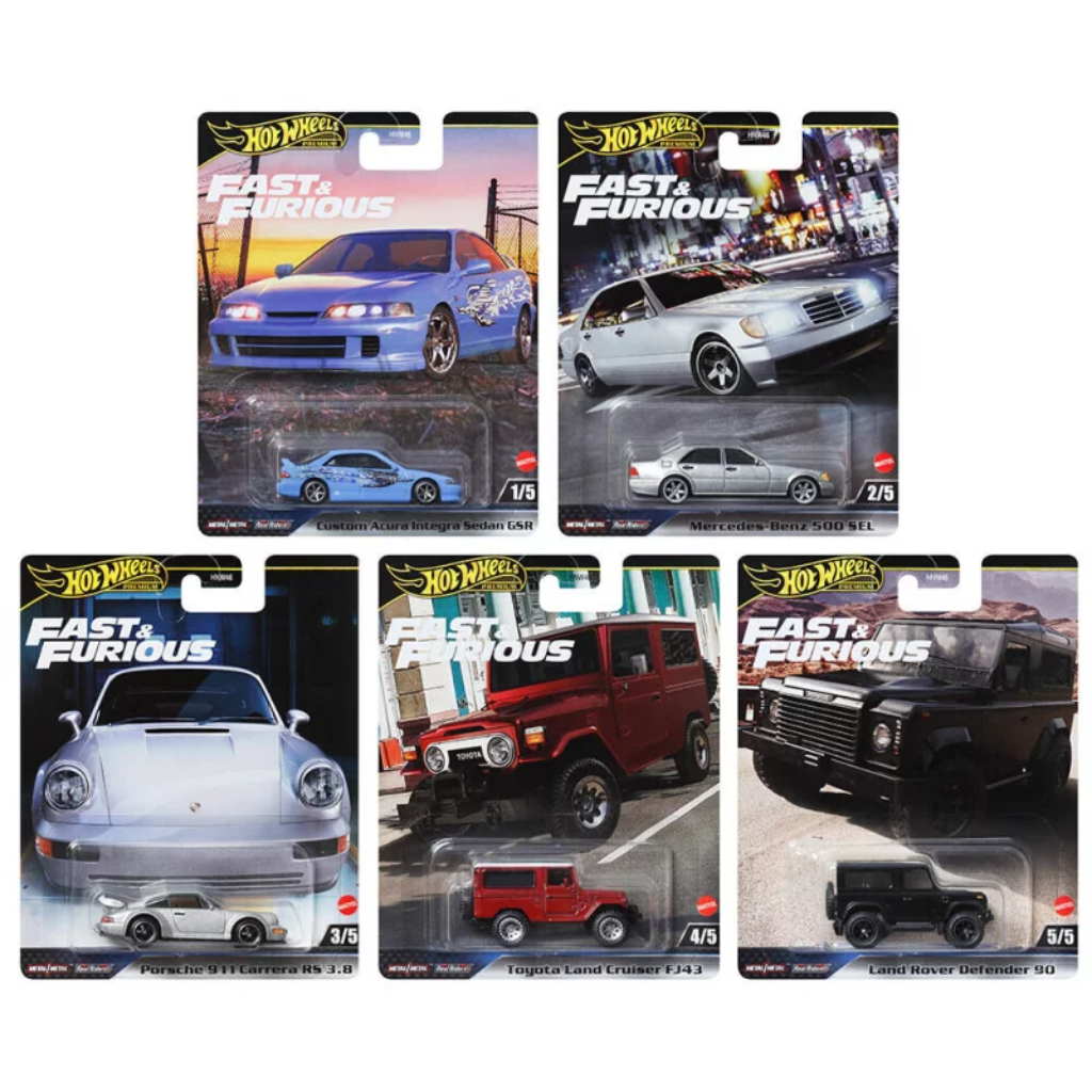 Hot Wheels Premium Set Fast & Furious HNW46-979G