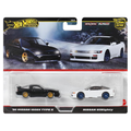 Hot Wheels Premium Pack 1996 Nissan 180SX Type X & Nissan SilEighty JBK96