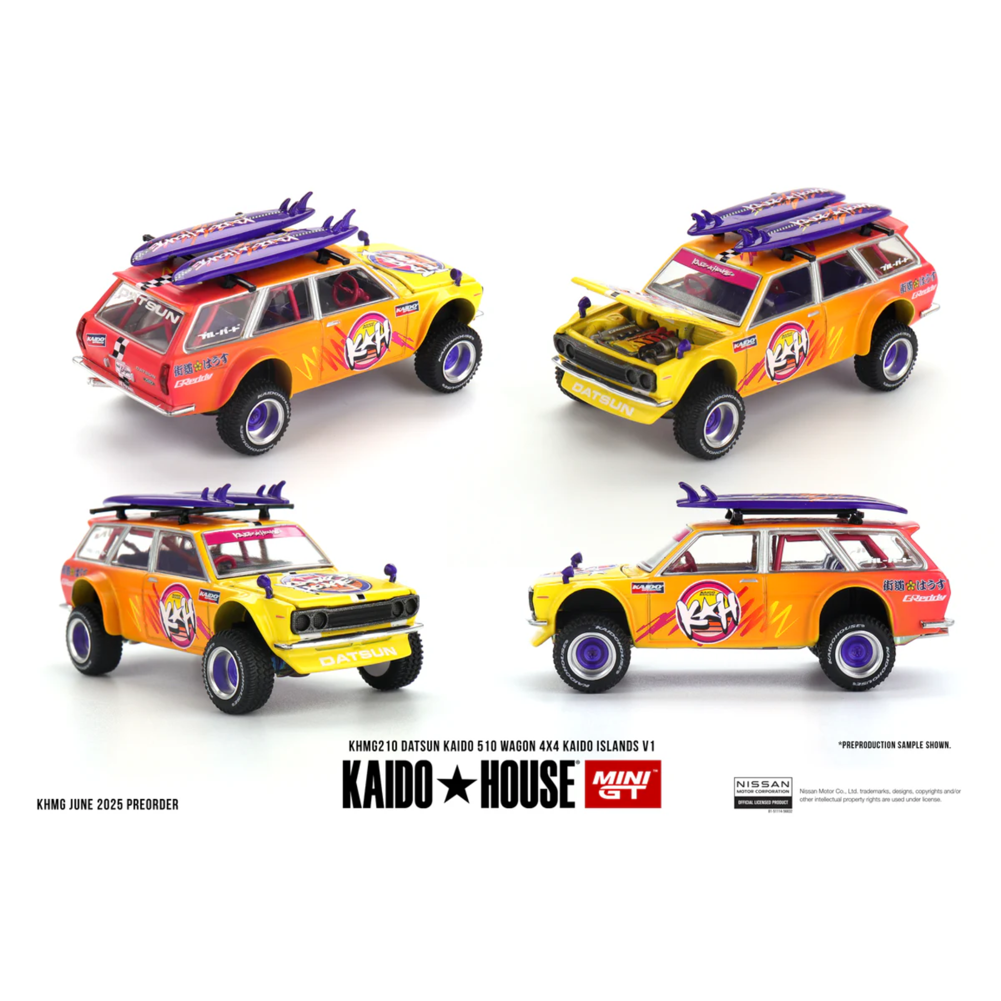 Kaido House 1969 Datsun 510 Wagon 4x4 Kaido Islands V1